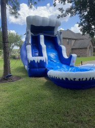 18 ft Double Bump Wave Water Slide